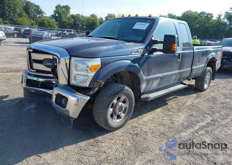 2014 Ford F-250 Xlt из США, поврежденный, VIN 1FT7X2B62EEB51648